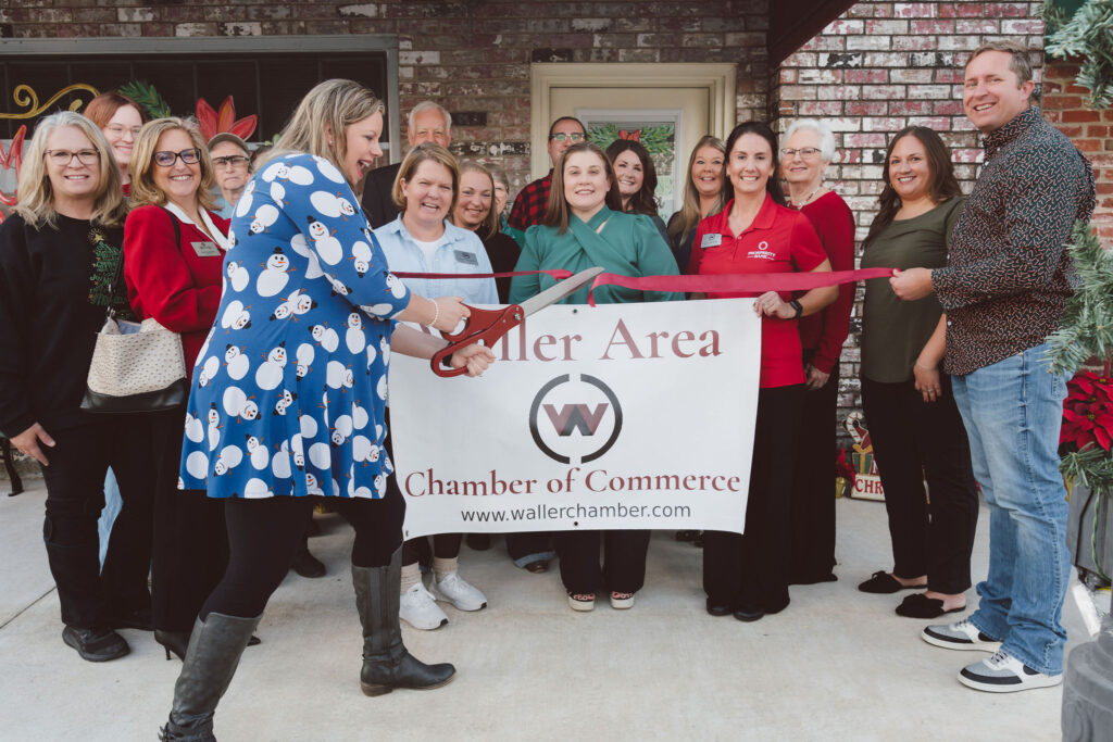 Photo of the Ribbon Cutting of Gundersons CFO & Bookkeeping Hempstead Office.